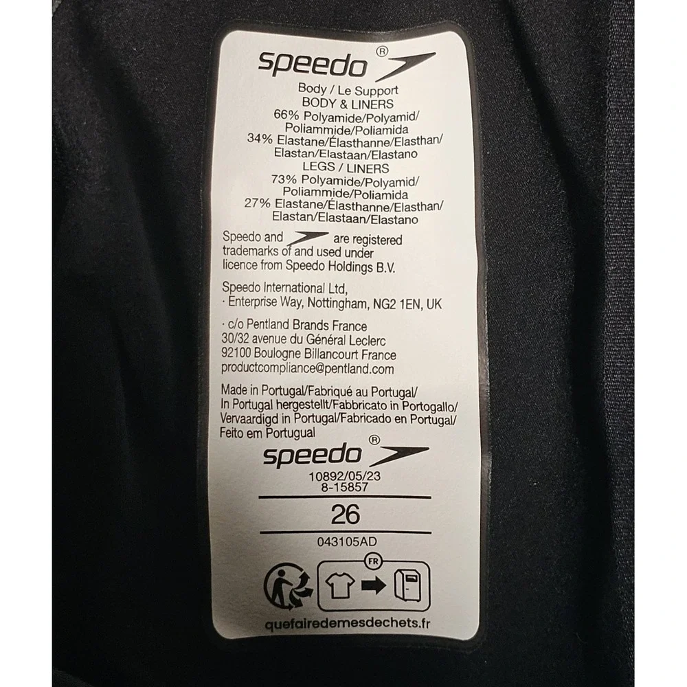 Speedo 11 across
